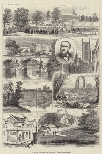 The Royal Agricultural Society at Derby by Walter Paget